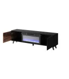 RANDOM RTV-K TV STAND WITH FIREPLACE 180 CM, WOTAN OAK / BLACK order